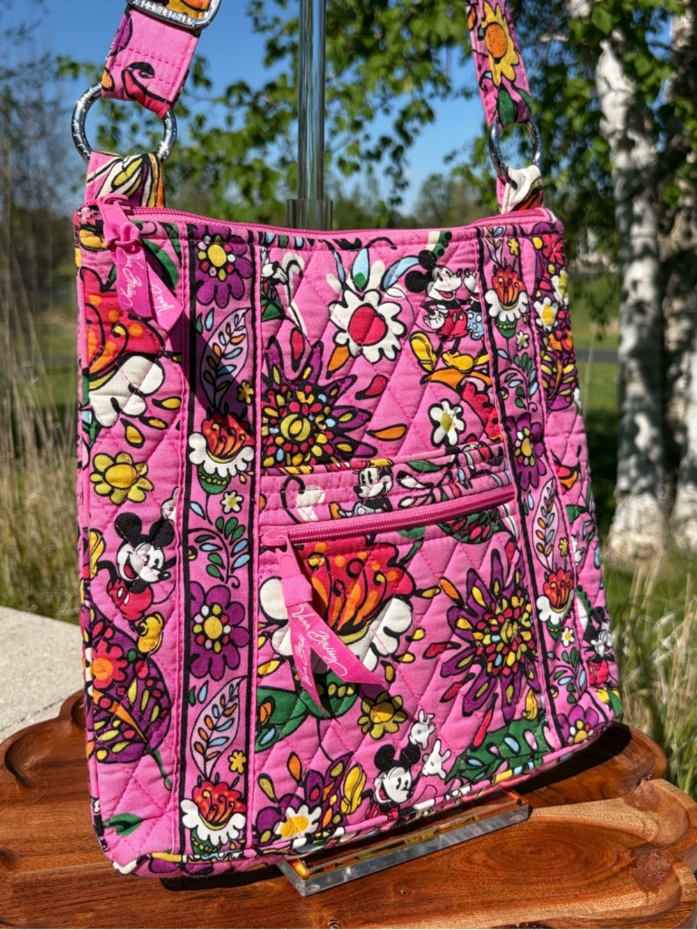 Disney Parks Vera Bradley Hipster Crossbody “Just Mousing Around” Like New - Picture 16 of 17